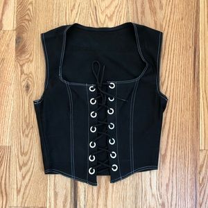 Black corset top M